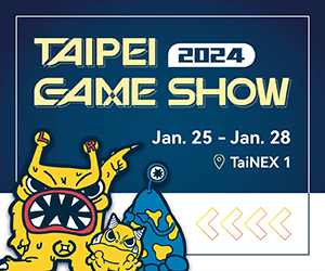 Taipei Game Show 2024 Jan.25 - Jan.28 TaiNEX 1